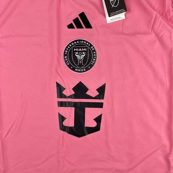 Inter Miami CF Men's Adidas XX-Large Pink Black Aeroready Home Stadium Jersey - Picture 2 of 11